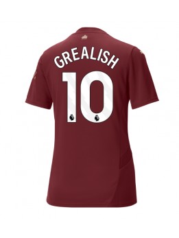 Zenske Futbalové oblečenie Manchester City Jack Grealish #10 2024-25 Krátky Rukáv - Tretina